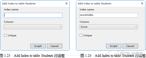 XamarinSQLite教程新增索引