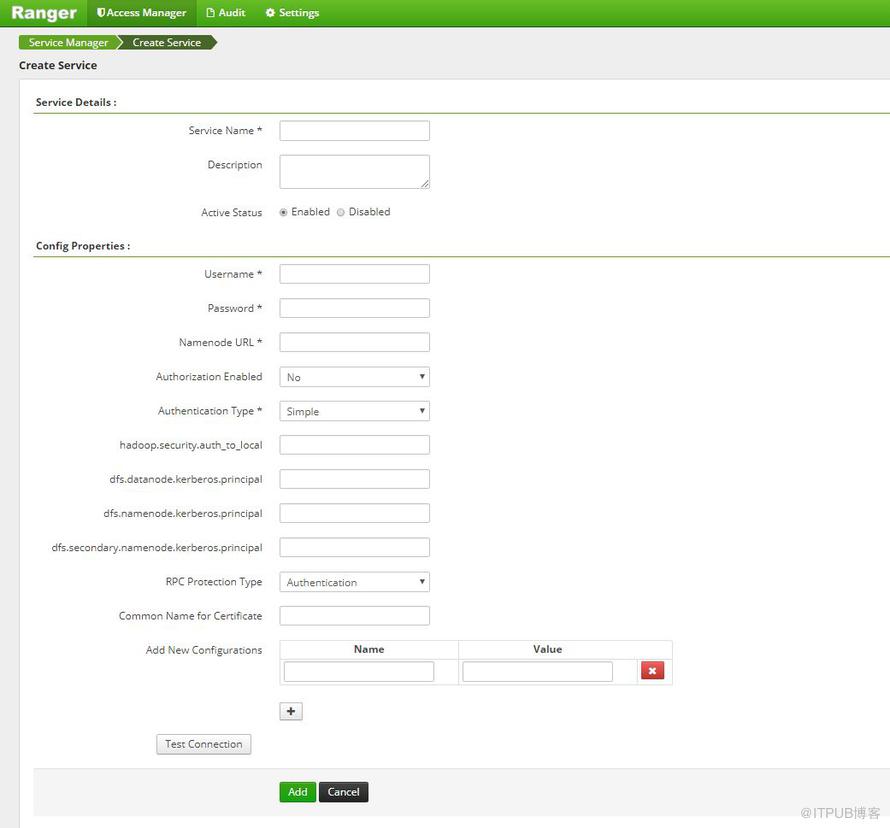 Apache Ranger——Hadoop ACL控制工具