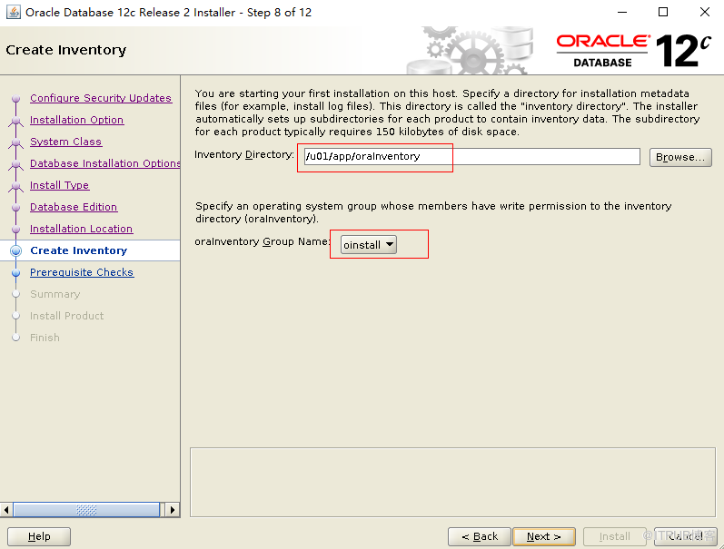 Centos  7.4 安裝Oracle 12c