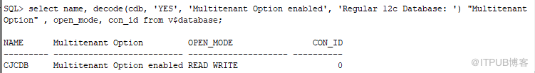 Oracle 12c nocdb轉換成cdb