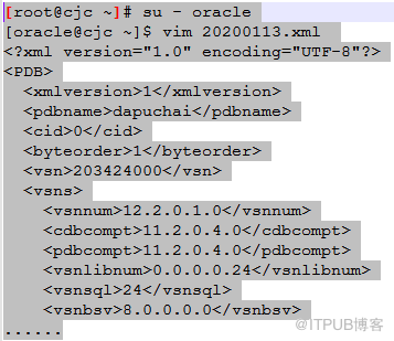 Oracle 12c nocdb轉換成cdb