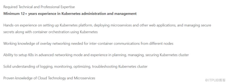 Kubernetes 1.0 釋出剛六週年，IBM 卻想招 12 年經驗的