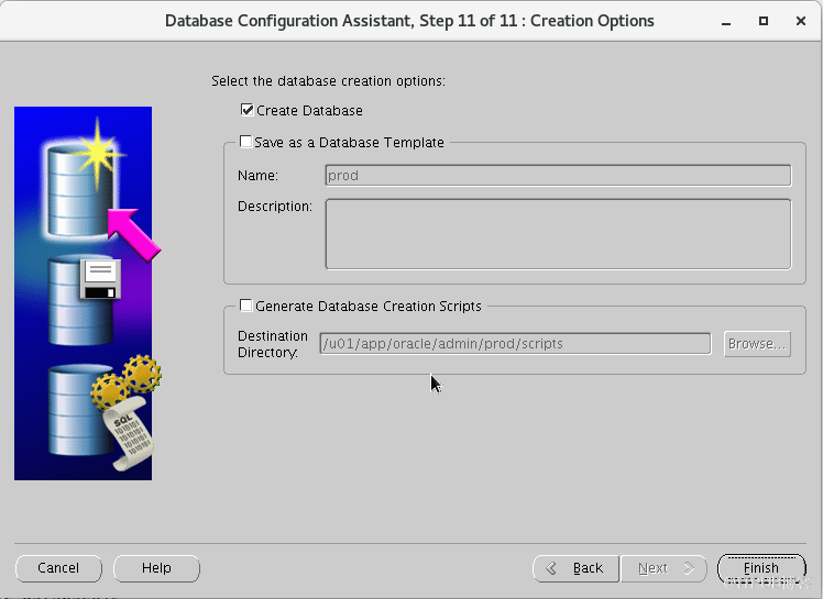 oracle11g安裝  單例項  系統centos7