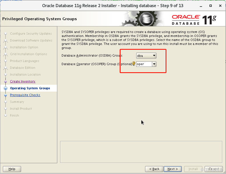 oracle11g安裝  單例項  系統centos7