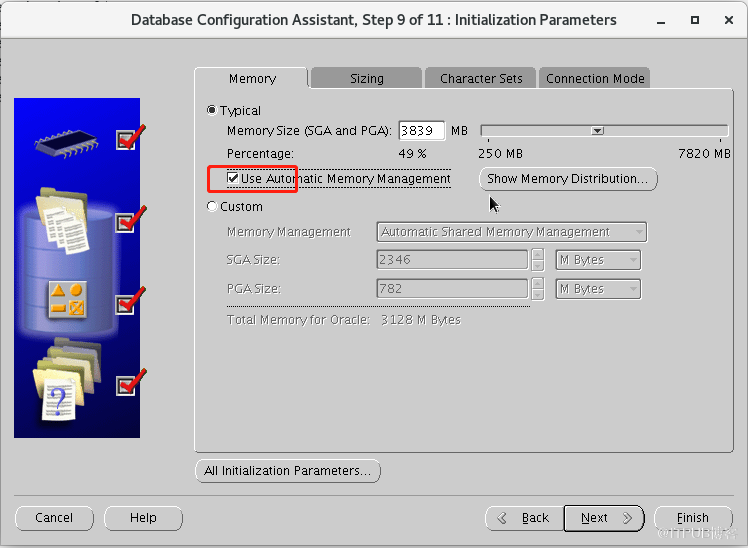 oracle11g安裝  單例項  系統centos7