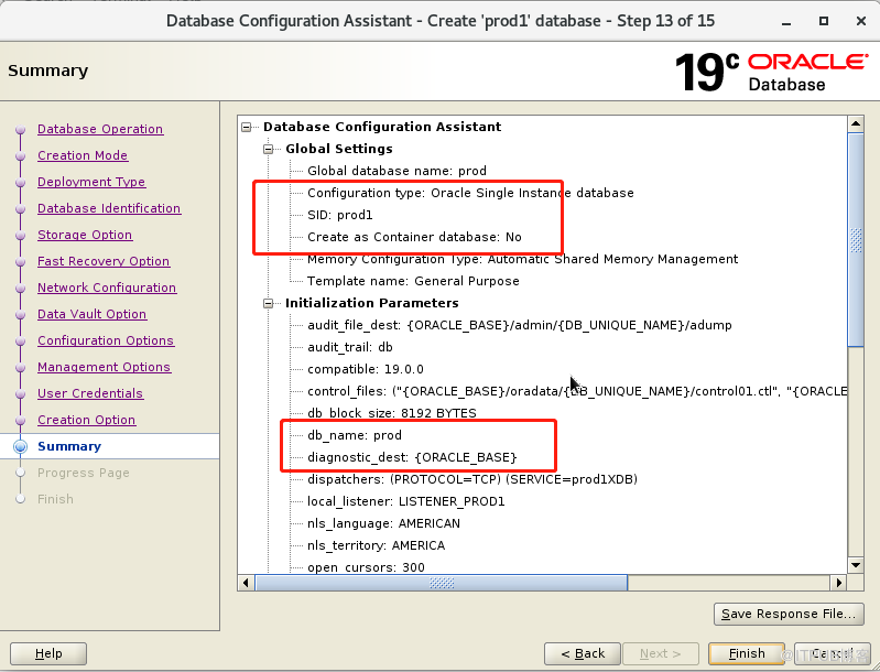 oracle19c安裝 單例項 系統centos7  非cdb