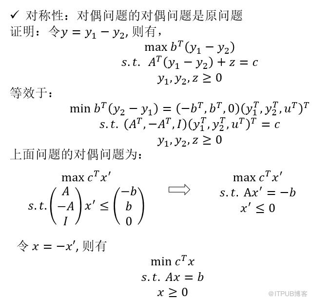 解析對偶理論與對偶單純性法