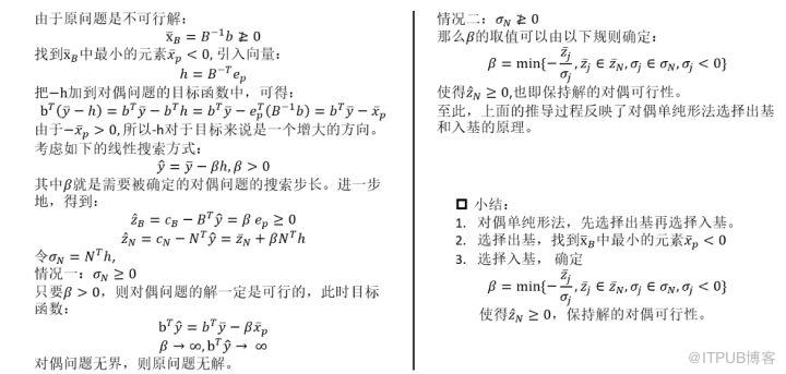 解析對偶理論與對偶單純性法