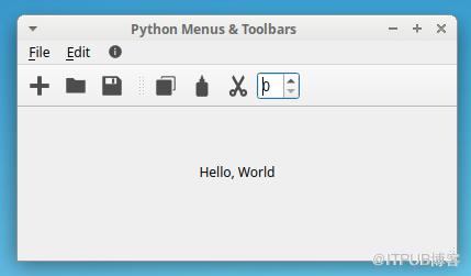PyQt 状态栏