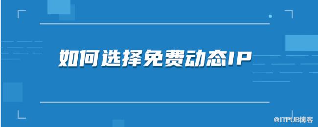 如何选择免费动态IP.png