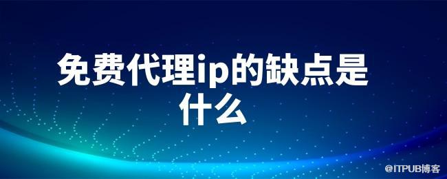 免费代理ip的缺点是什么.jpg