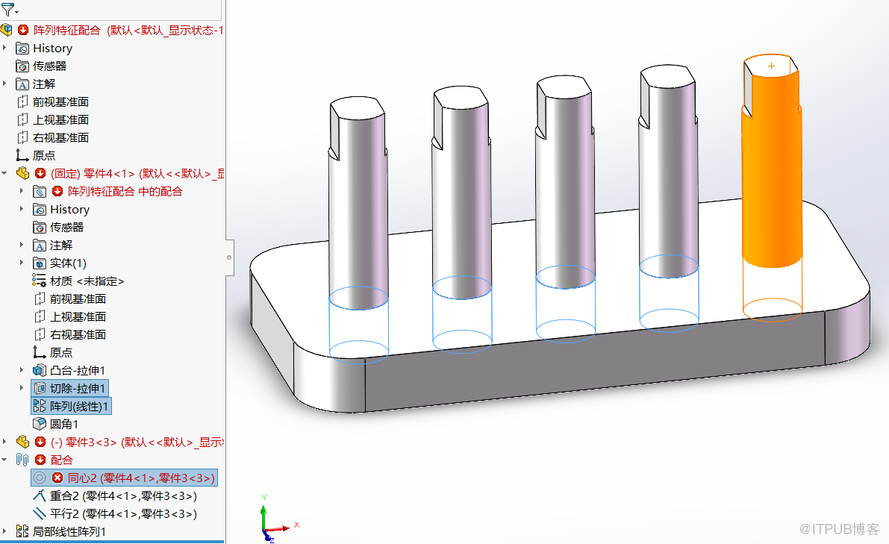 SOLIDWORKS軟體引數化建模配合技巧