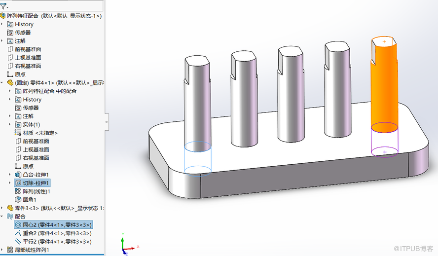 SOLIDWORKS軟體引數化建模配合技巧