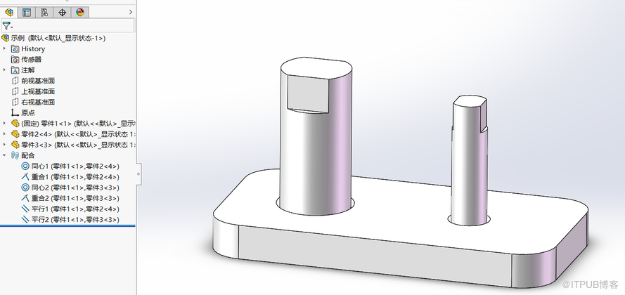 SOLIDWORKS軟體引數化建模配合技巧