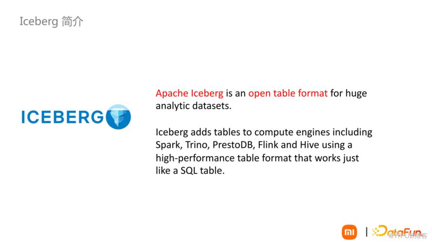 資料湖Iceberg技術在小米的落地與場景應用