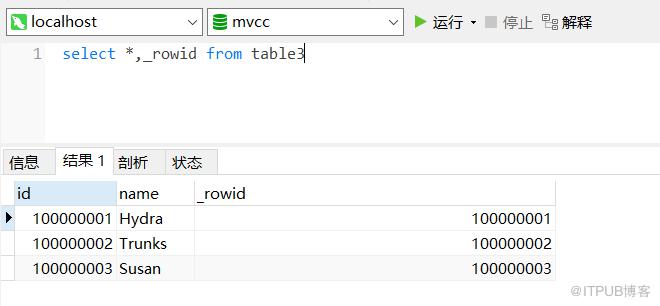 眼見為實，看看MySQL中的隱藏列！