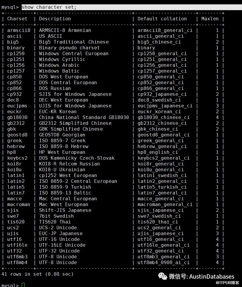 MYSQL collation 選好還能換嗎