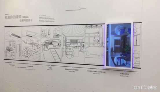 壁掛式滑軌屏操作展示