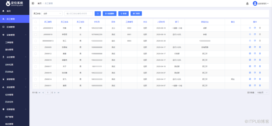 人員定位系統原始碼，idea  VS Code