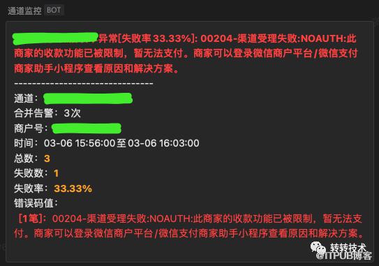 轉轉支付通道監控系統的搭建