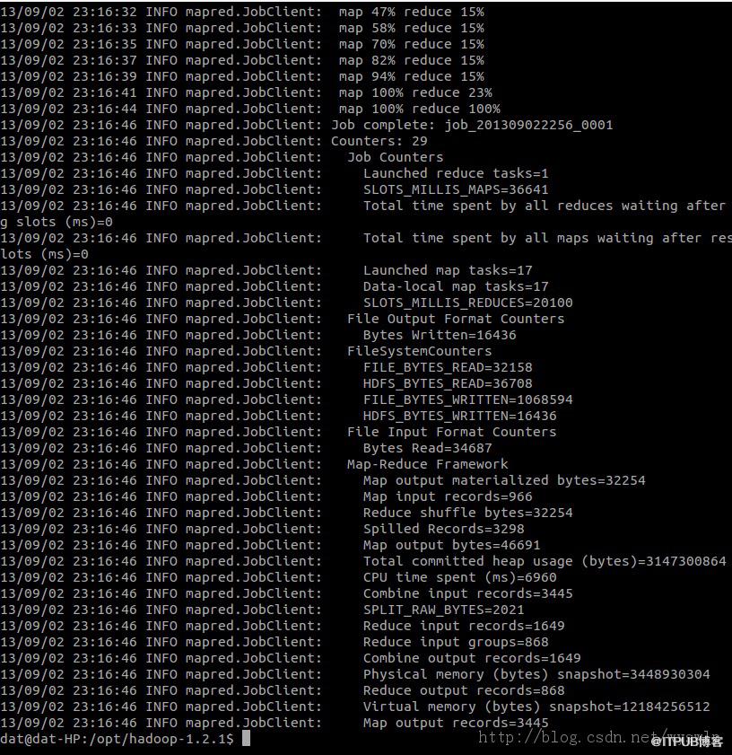 Hadoop1.2.1 <wbr>伪分布式