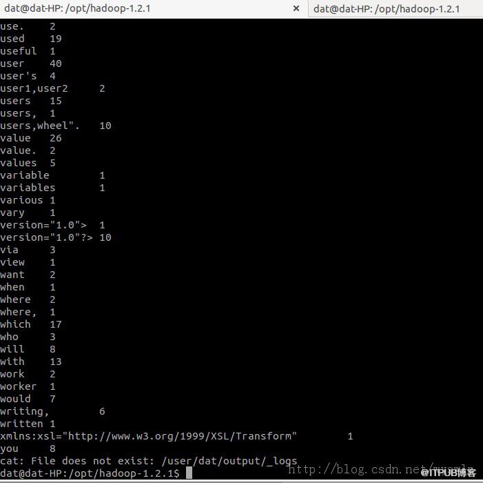 Hadoop1.2.1 <wbr>伪分布式