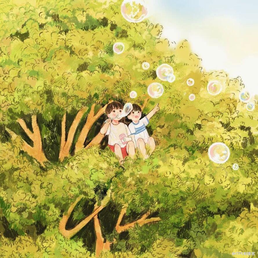 插画童年和夏天的回忆分享一组插画师yoovora插画作品