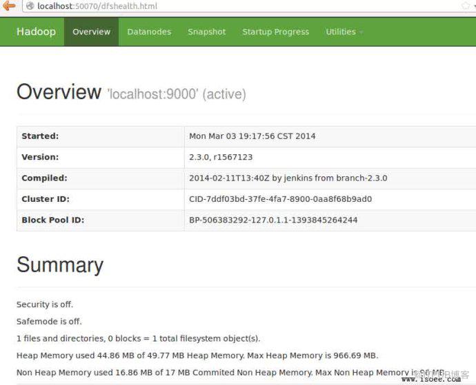 最新hadoop2.3的安装配置