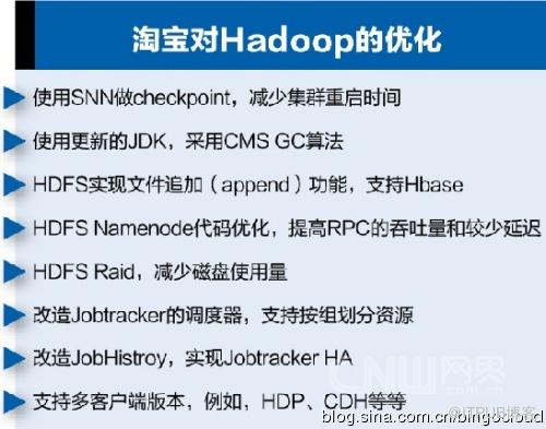 解析Hadoop集群技术在淘宝&ldquo;云梯&rdquo;的应用和发展史
