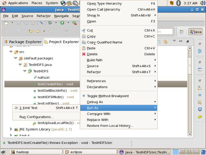 Hadoop&nbsp;<wbr>API编程&mdash;&mdash;FileSystem操作