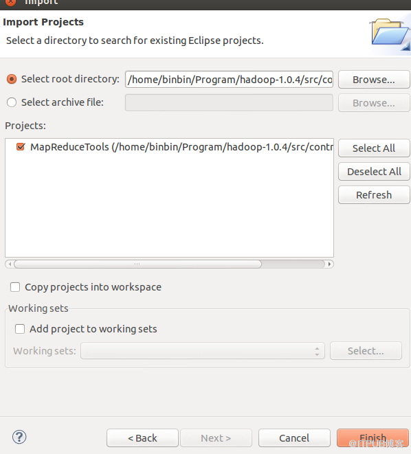 ubuntu12.10使用eclipse编译hadoop-eclipse插件