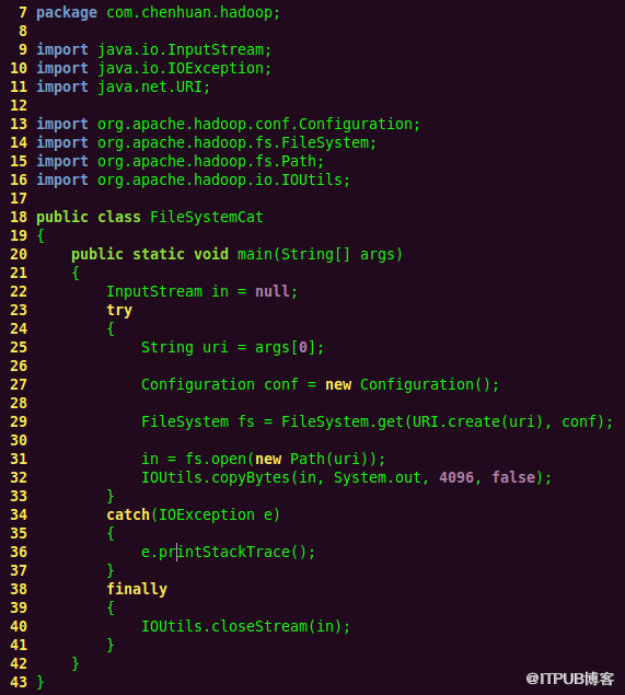 Hadoop：HDFS&mdash;文件IO